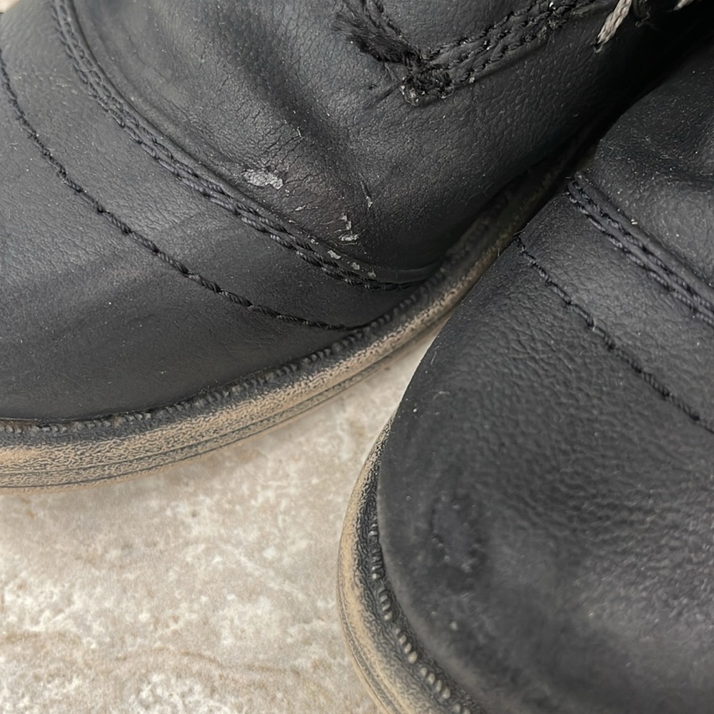 ROXY Mountain & The Seas black tall winter lace up boots size 6.5 - Picture 5 of 16